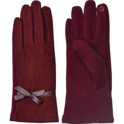 Noeroel dámské zimní rukavice s mašličkou červené