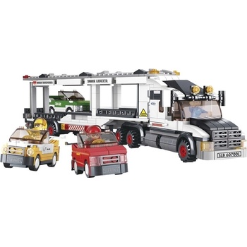 Sluban B0339 Town Náklaďák na transport aut 638 ks