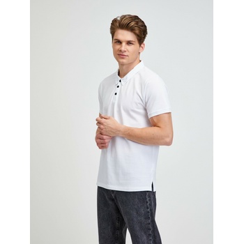 ALPINE PRO Бяла мъжка поло риза Alpine Pro Sedar ALPINE PRO | Byal | МЪЖЕ | XL