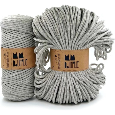 MMboutique bavlněná šňůra 4mm Middle grey Varianta návinu: Přadeno
