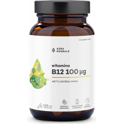 Aura Herbals Vitamín B12 100 mcg 120 kapsúl