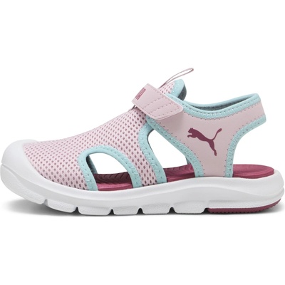 Puma FUN RACER SANDAL MESH V PS Růžová,Tyrkysová,Bílá