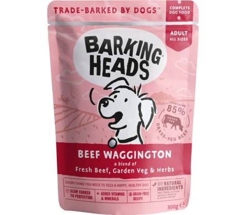 Barking Heads Beef Waggington 300 g