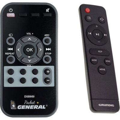GENERAL Grundig dsb970 - дистанционно управление дубликат (dsb970)