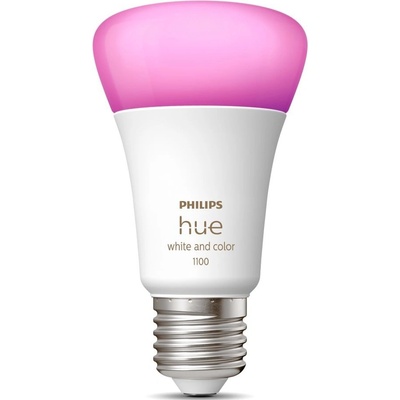 Philips HUE LED žiarovka, 9 W, 1 100 lm, teplá – studená biela, RGB, E27 PHLEDH8719514291171
