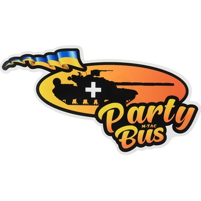 Samolepka M-Tac Party Bus 19x10 cm - farebná