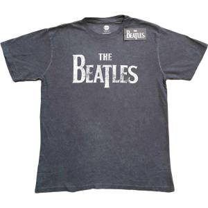 The Beatles Drop T Logo Snow Wash Charcoal Grey XL Риза (BEATSWASH04MC04)