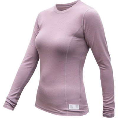 SENSOR MERINO DF dámske tričko dl.rukáv mystic violet