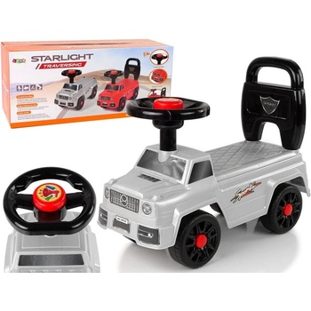 Lean-toys Car Rider QX-55002 rohové operadlo strieborné