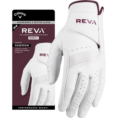Callaway Reva Womens Golf Glove L Pravá biela