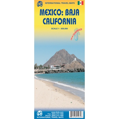 mapa Mexico - Baja California 1:650 t. ITM voděodolná