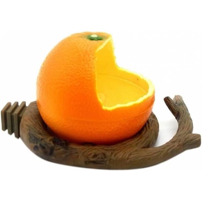 Хранилка поилка за птици- Портокал 6cm
