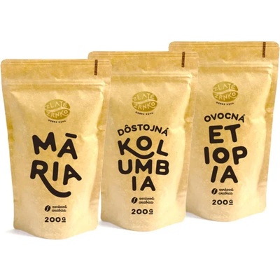 Zlaté zrnko Spoznaj na filtrovanú kávu Mária Kolumbia Etiópia 0,6 kg