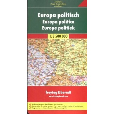 Automapa Európa 1:3,5 mil.