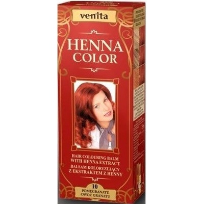 Venita Henna Color přírodní barva na vlasy 10 granátově červená 75 ml