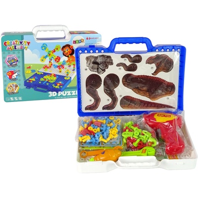mamido 3D Stavebnica na Dinosaury DIY