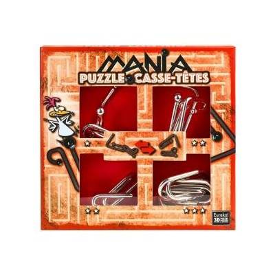 Metal lamps 4 pcs Puzzle mania red G3