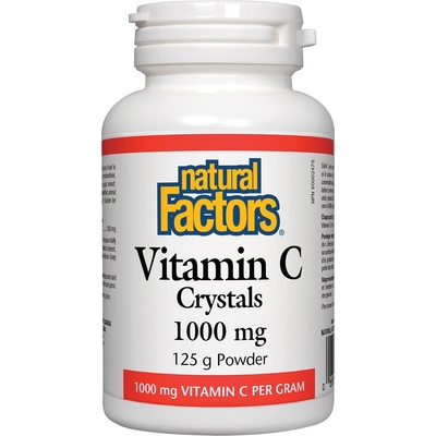 Natural Factors Vitamin C Crystals, 1000 mg, 125 g, Natural Factors