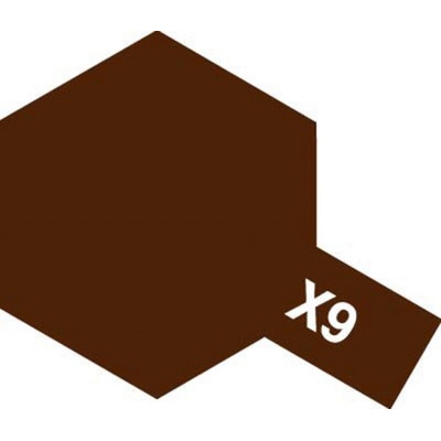 Tamiya Barva akrylová leskláHnědá BrownMini X-9