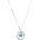 Silenti Jewelry Сребърно колие "Синя Планета