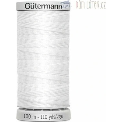 Niť GÜTERMANN Extra silná, 100 m, biela