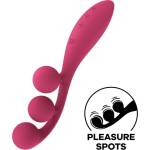 Satisfyer Мултивибратор бордо Satisfyer Tri Ball 1