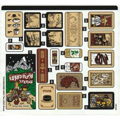 LEGO® 71741 NINJAGO NÁLEPKY pre set Sticker
