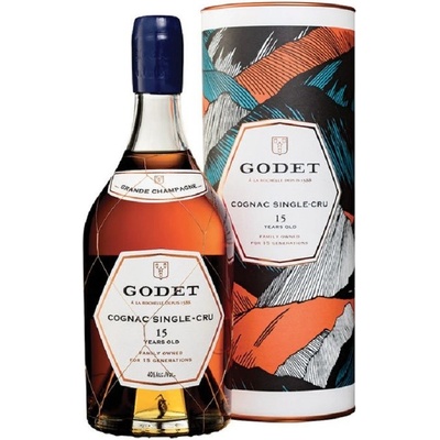 Godet Single Cru 15y Grande Champagne 40% 0,7 l (tuba)