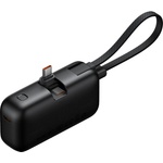 Mcdodo - Power Bank FreeKit Series (MC-7760) - с вграден кабел и конектор USB-C, 5000mAh, 22.5W - Черен