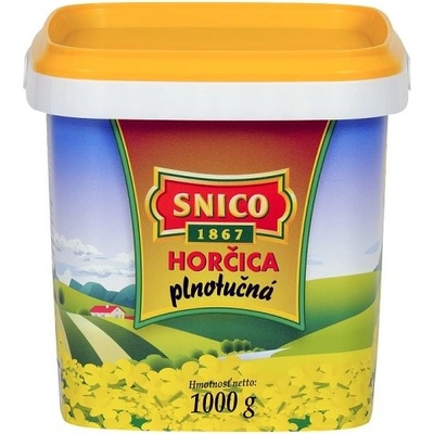 Snico Horčica plnotučná 1000 g