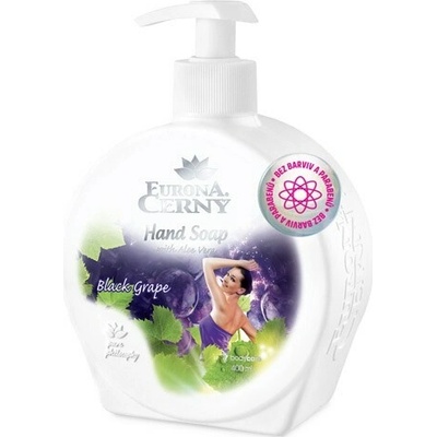 Eurona tekuté mydlo s aloe vera čierny strapec 400 ml