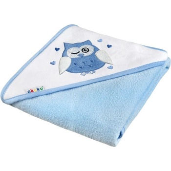 Akuku Detská osuška 100x100 béžová so sovou