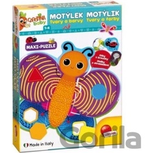 Lisciani Carotina baby: Motýlek Tvary a barvy maxi-puzzle