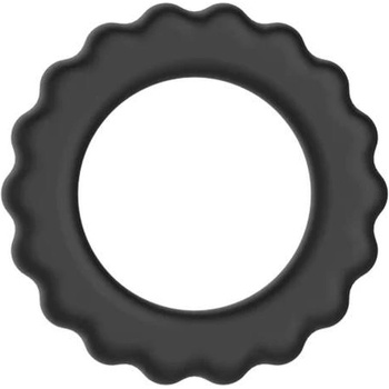 Chisa-novelties Силиконов пенис ринг и пристегач "dien black
