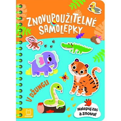 Znovupoužitelné samolepky v džungli