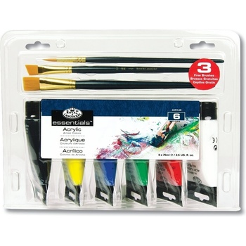 Royal & Langnickel ACR75-6B Комплект акрилни бои 6 x 75 ml 9 бр (ACR75-6B)