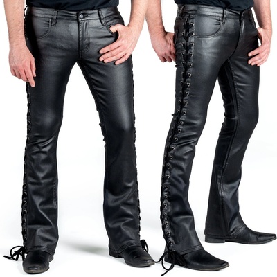 Wornstar Мъжки панталони (дънки) WORNSTAR - Hellraiser Side Laced - Waxed Denim - WSP-HRKSLWX