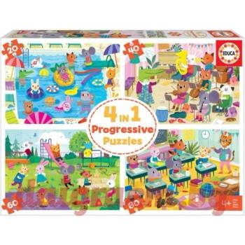 Image 1 of Educa Пъзел educa 18904 - 200 части - Един ден в училището (edu18904)