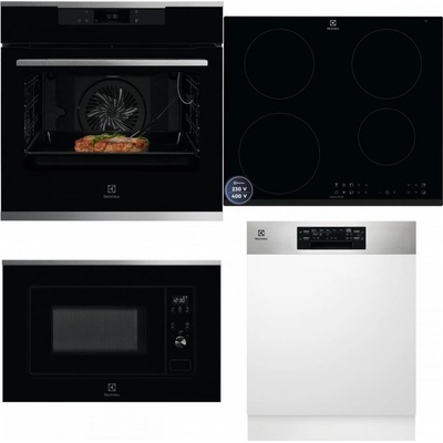 Set Electrolux KOEBP39X + LIR60433B + LMS2203EMX + EEM48300IX