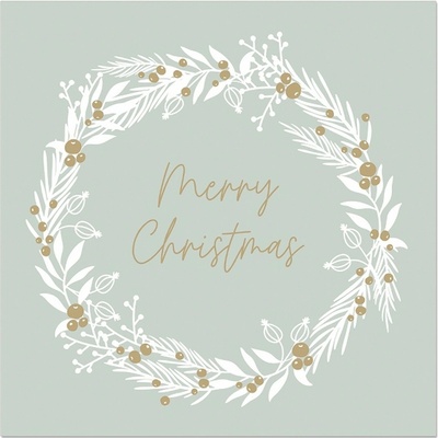 Artebene Vianočné papierové obrúsky 33x33cm Merry Christmas