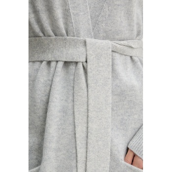 BOSS Вълнена жилетка boss дамска в сиво 50550488 (50550488)