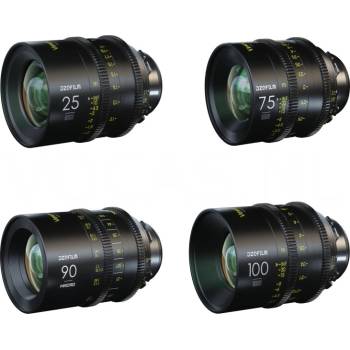 DZO Optics DZOFILM Vespid 4 Lens Kit PL (25,75,100 T2.1, Macro 90 T2.8)