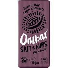 Ombar Bio raw se solí a nibs 70 g