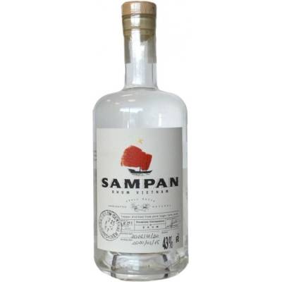 Sampan Blanc 43% 0,7 l (holá láhev)