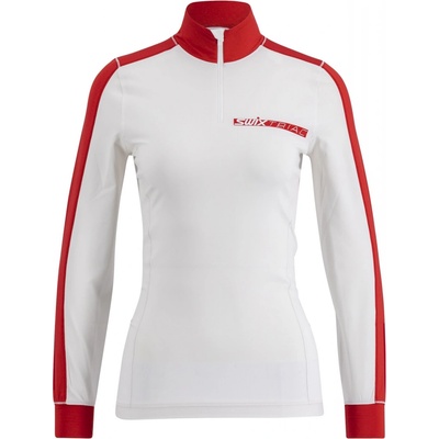 Swix Triac Dry Long Sleeve Bright White/Swix Red
