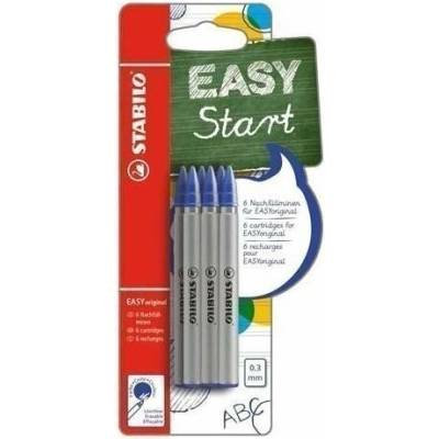 Pero STABILO EASYoriginal náplně fine 0,3mm / 6 ks modré v blistru