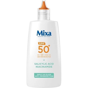Mixa Слънцезащитен флуид за лице Anti-Imperfection, SPF50+, 40 ml