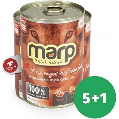 Marp Holistic Dog Pure Angus Beef 5 x 400 g
