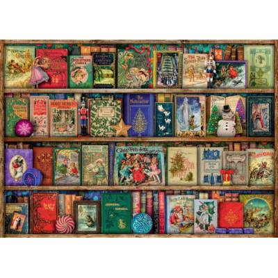Ravensburger - Puzzle Stewart: Christmas Library - 1 000 piese