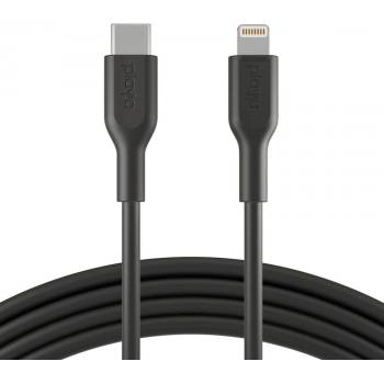 Image 1 of Playa by Belkin Кабел Belkin - Playa, USB-C/Lightning, 1 m, черен (PMBK1003bt1MPBB)